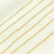 1020FGF. 14k Gold Filled Flat Cable Chain